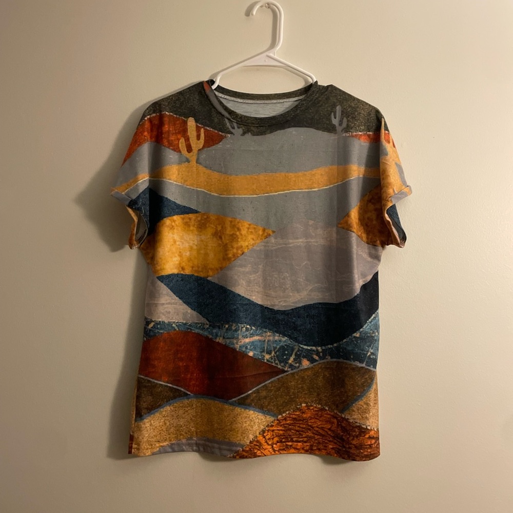 Western Print tee